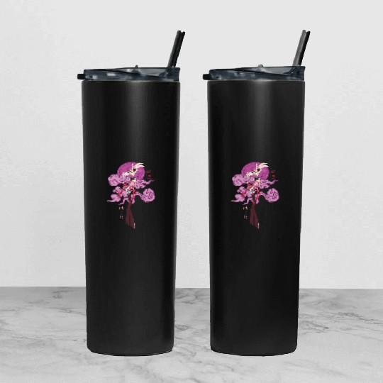 Angel Dust Spider - Hazbin Hotel Tumbler With Lid And Straw