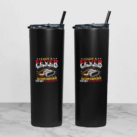 TerraShirts More Cowbell Tumbler With Lid And Straw