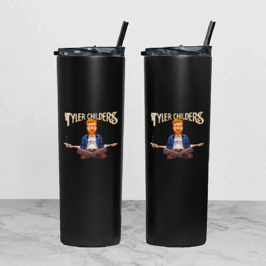 Tyler Childers Tumbler With Lid And Straw