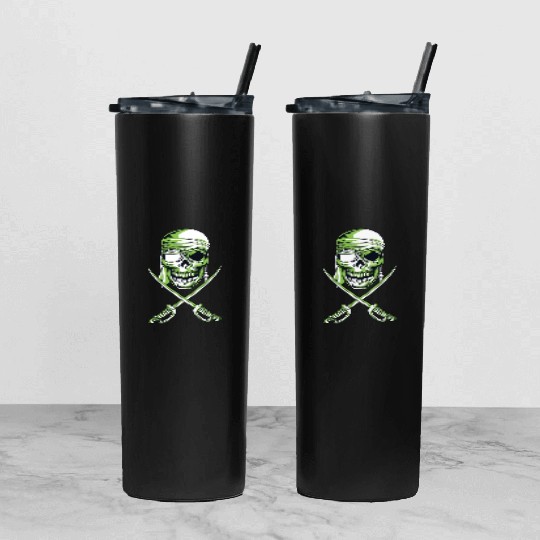 Goonies Never Say Die Tumbler With Lid And Straw