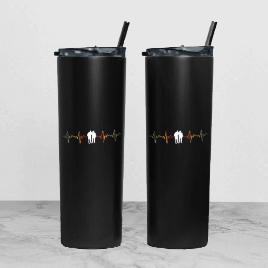 Retro Friend Tumbler With Lid And Straw Tumbler With Lid And Straw