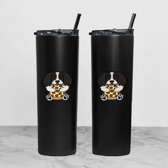 Havanese Pizza Lover Tumbler With Lid And Straw