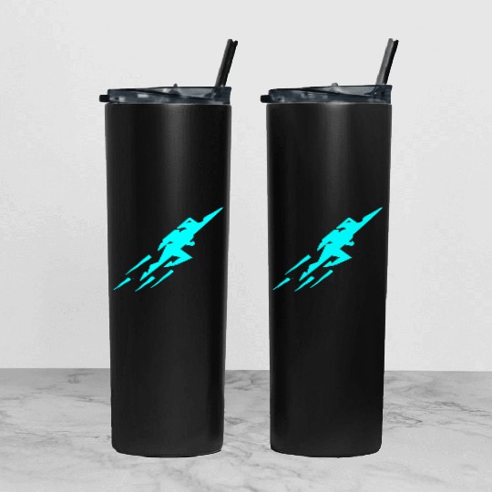 Rocket Man Tumbler With Lid And Straw
