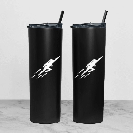 Rocket Man Tumbler With Lid And Straw