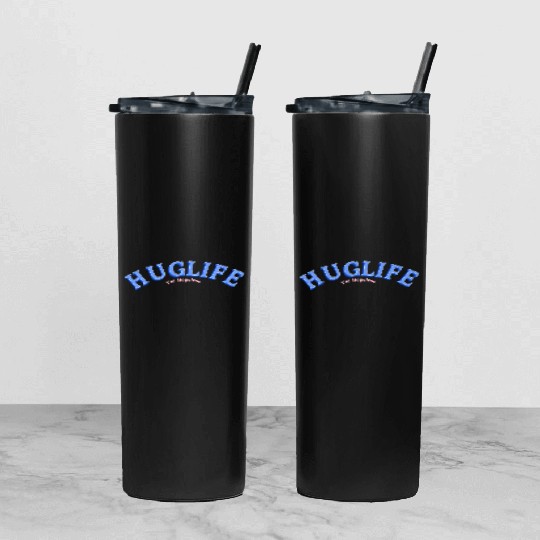 Hug Life Tumbler With Lid And Straw