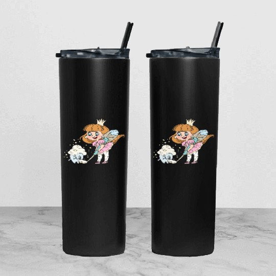 Tooth Fairy Tumbler With Lid And Straw