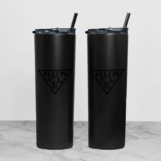 Huncle Triangular Uncle Tumbler With Lid And Straw