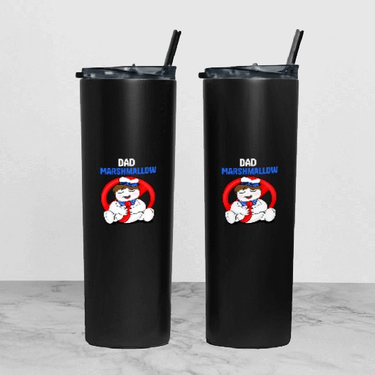 DAD ghostbusters Tumbler With Lid And Straw