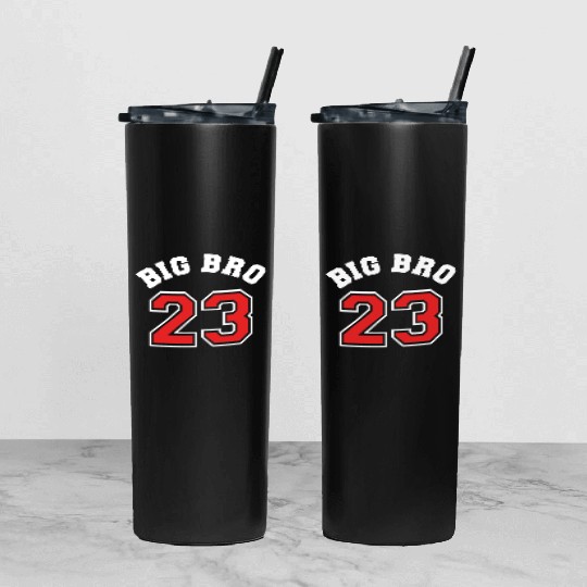 Big Bro 2023 Big Brother Baby Pregnancy Birth Boy Tumbler With Lid And Straw