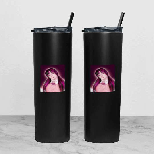 Yeji Itzy Draculaura Monster High Tumbler With Lid And Straw