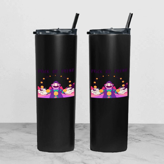 trick or treat Tumbler With Lid And Straw