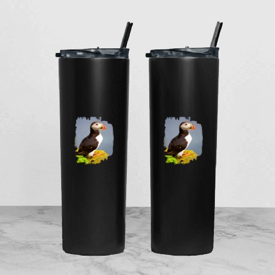 Atlantic Puffin Tumbler With Lid And Straw