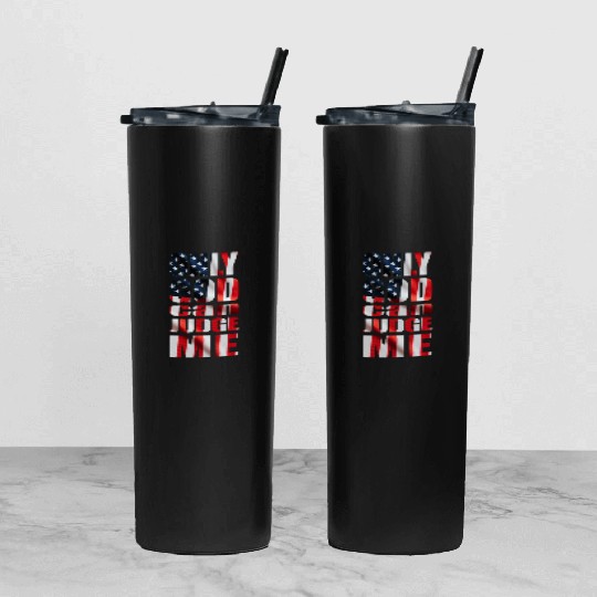 Only God can Judge Me usa Tumbler With Lid And Straw