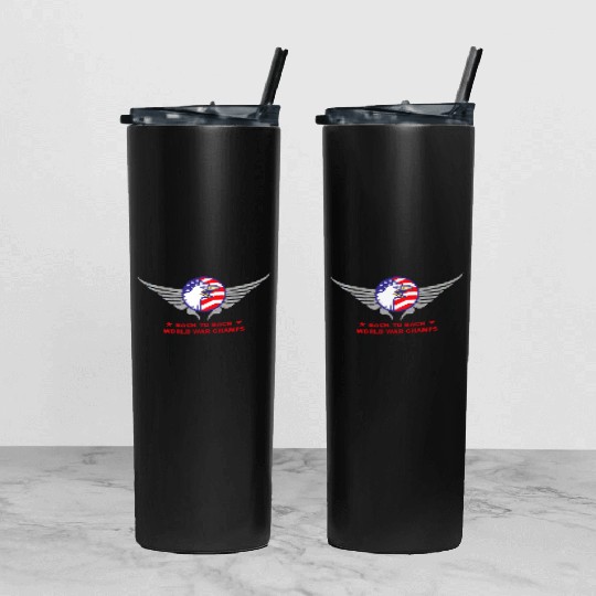 Back to Back B2B World War Tumbler With Lid And Straw