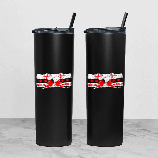 CM Puunk Best In The World Classic Tumbler With Lid And Straw