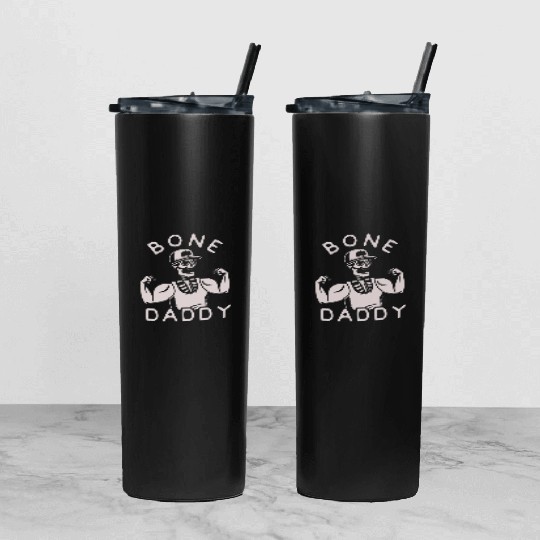 BONE DADDY Tumbler With Lid And Straw