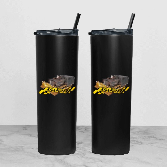 Killdozer Tumbler With Lid And Straw