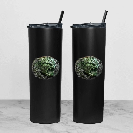 Angry Hulk Tumbler With Lid And Straw