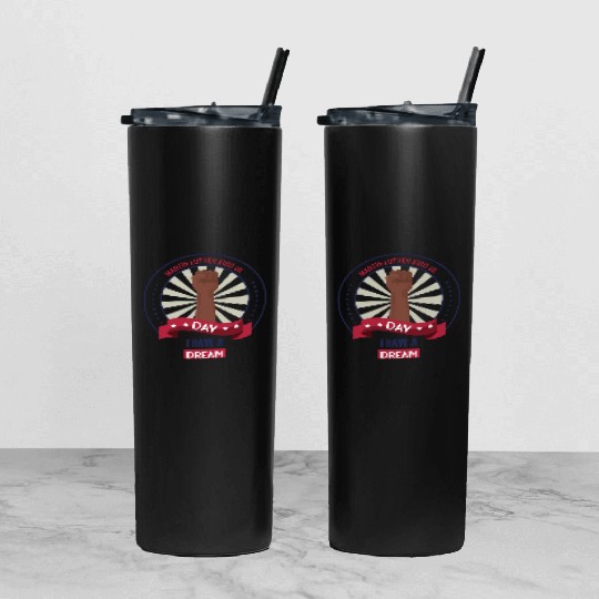 Martin Luther King Jr. Day Tumbler With Lid And Straw