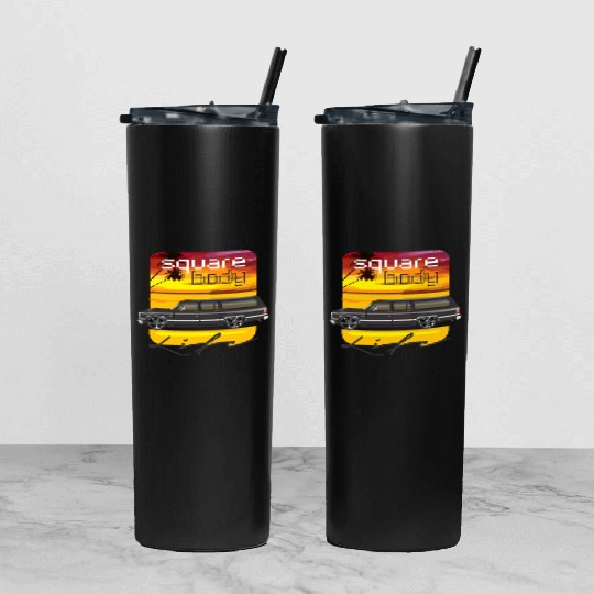 life Midnight Black Tumbler With Lid And Straw