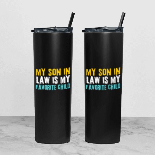 my son in law Tumbler With Lid And Straw