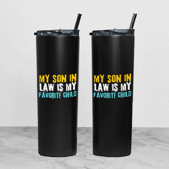 my son in law Tumbler With Lid And Straw