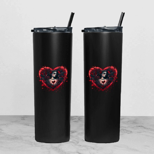Bloody Valentine Tumbler With Lid And Straw