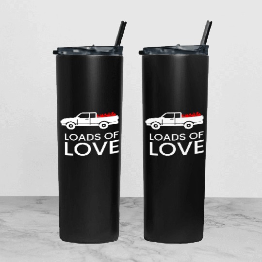 Funny Valentine Day Tumbler With Lid And Straw