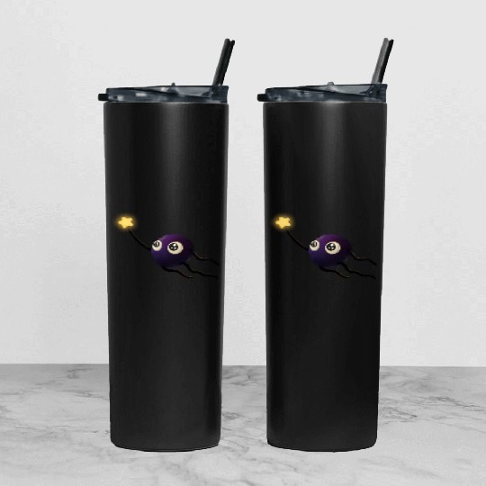 little soot sprite Tumbler With Lid And Straw