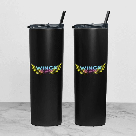 Wings of fire Tumbler With Lid And Straw