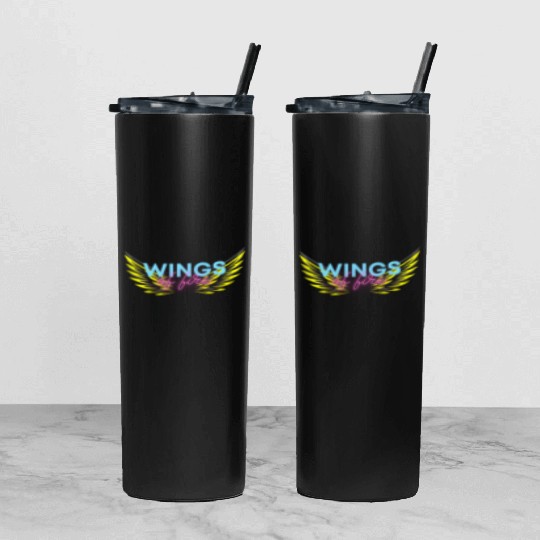 Wings of fire Tumbler With Lid And Straw
