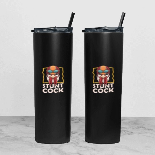Cock Stunt Cock Chicken Lovers Cock Lover Tumbler With Lid And Straw