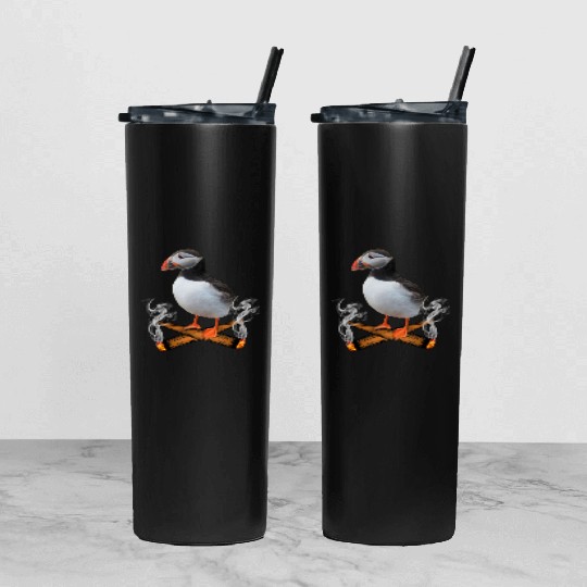Puffin Blunts Tumbler With Lid And Straw