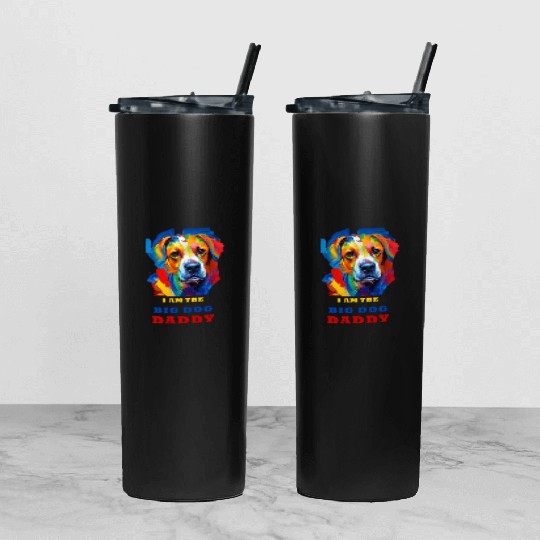 Big Dog Daddy Tumbler With Lid And Straw