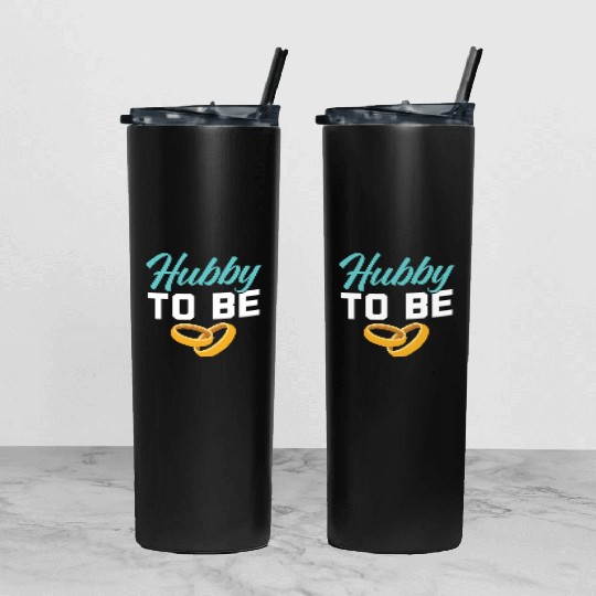 Bride And Groom Wedding Day Marriage Just Married Tumbler With Lid And Straw