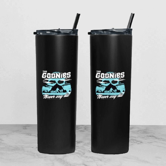 The Goonies Cannon Beach Never Say Die Tumbler With Lid And Straw