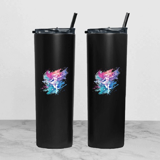 Watercolor Fantasy Fairy Grunge Pastel Goth Butter Tumbler With Lid And Straw
