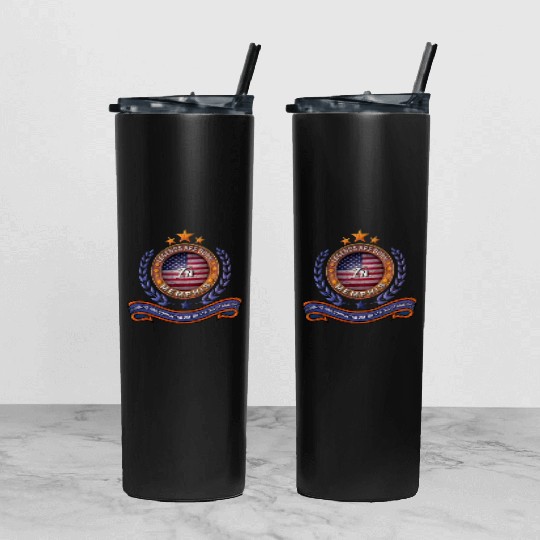 Legends of Memphis Tennessee Retro USA Flag Tumbler With Lid And Straw