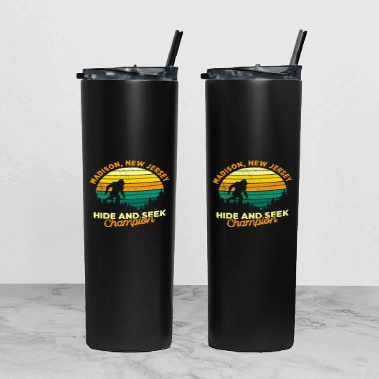 Madison New Jersey Big Foot Tumbler With Lid And Straw
