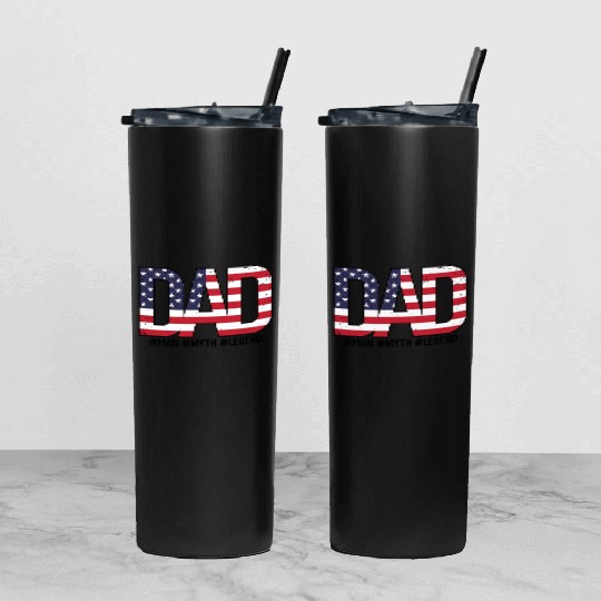 American dad Tumbler With Lid And Straw
