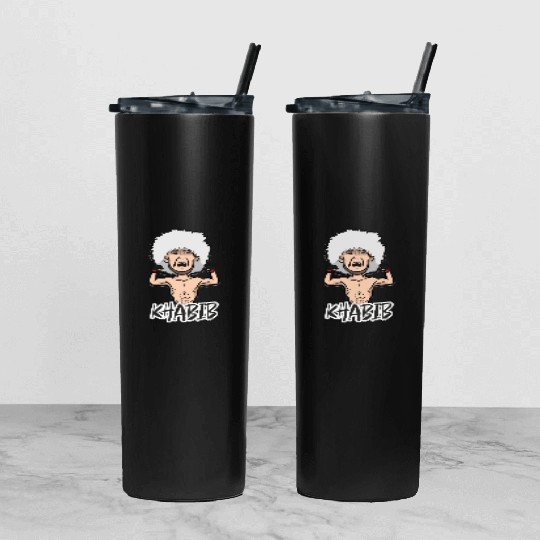 Khabib Nurmagomedov MMA mixed martial art Tumbler With Lid And Straw