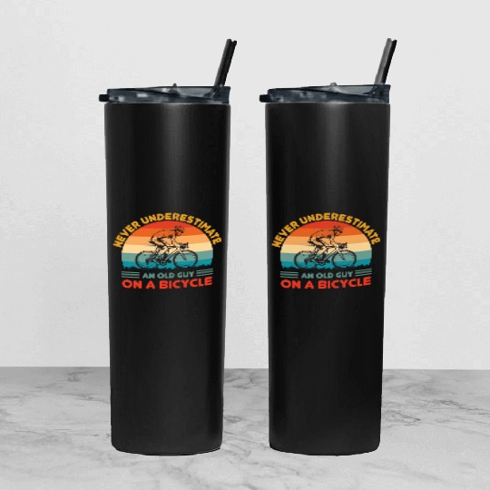 Racing Bike Cycling Racing Cyclist Racing Bikes Tumbler With Lid And Straw