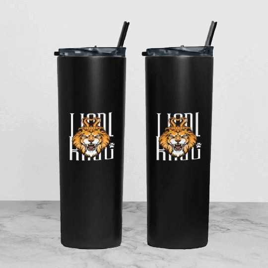 Lion king Tumbler With Lid And Straw