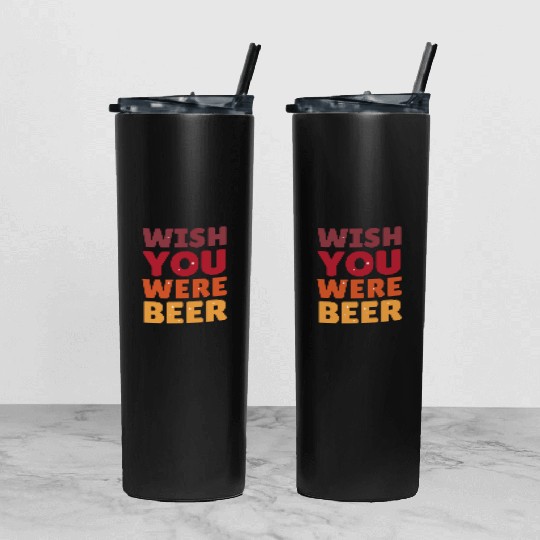 I wish you were here with me nature Tumbler With Lid And Straw