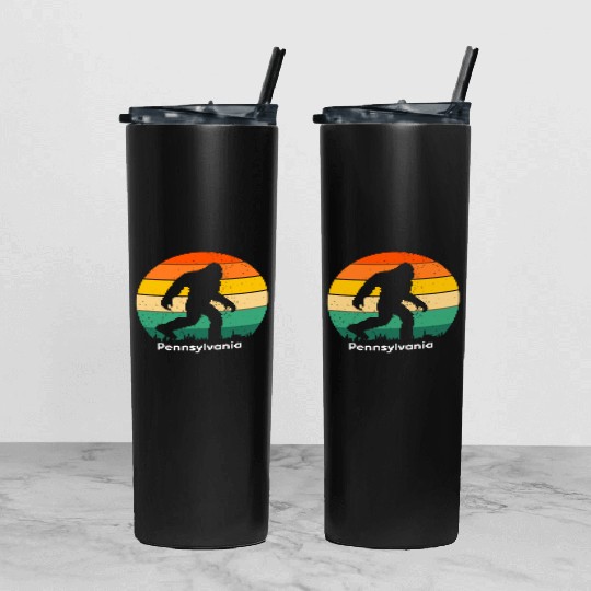 Pennsylvania Tumbler With Lid And Straw