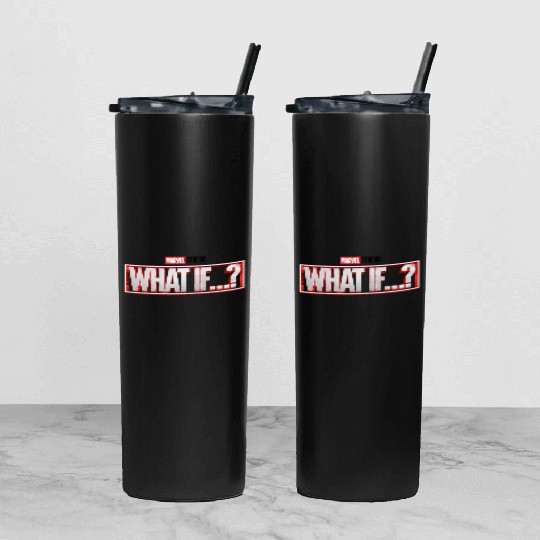 Marvel Studio, what if ? Tumbler With Lid And Straw