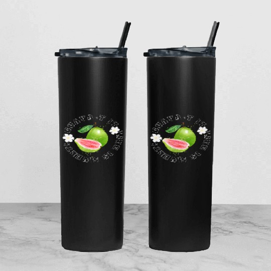 Guava T It Life Is Sweet Tumbler With Lid And Straw