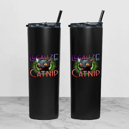 Legalize Catnip Tumbler With Lid And Straw