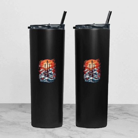 Chinatown Tumbler With Lid And Straw