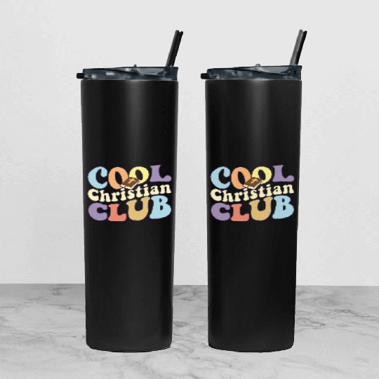 Cool Christian Club Religious Team Jesus Christ Tumbler With Lid And Straw